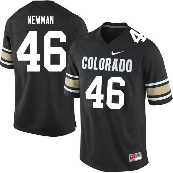 Men #46 Chase Newman Colorado Buffaloes College Football Jerseys Sale-Home Black - Click Image to Close